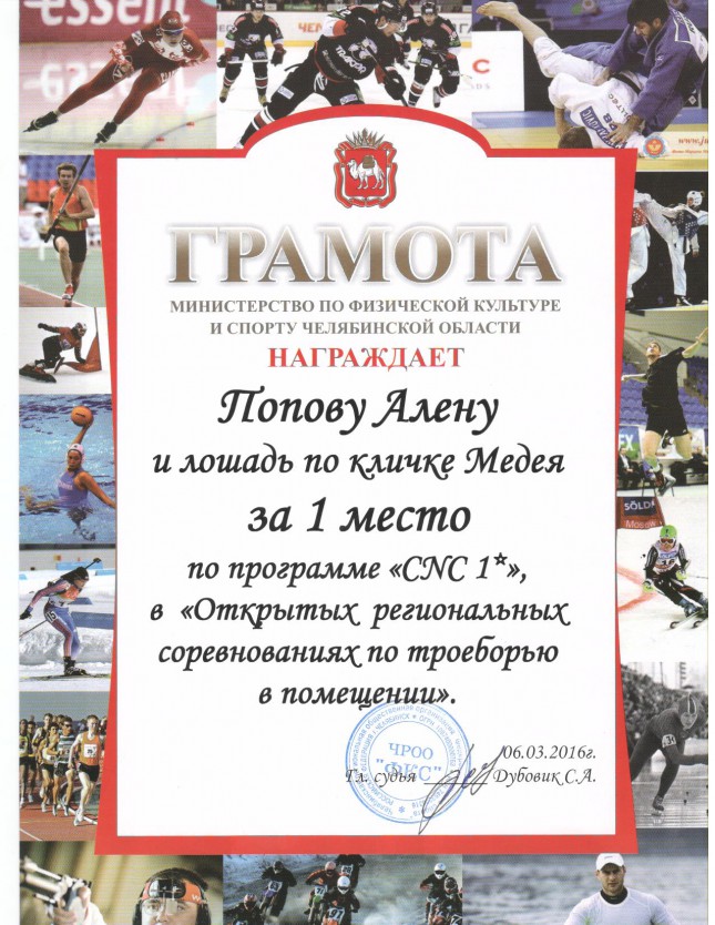 «Доскакали до 2-х золотых наград и серебра…»